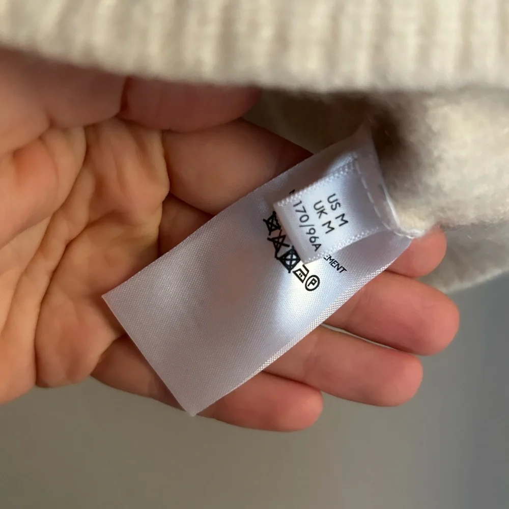 Maeve by Anthropologie 100% Cashmere Cream Colored Cropped Cardigan - Picture 7 of 10